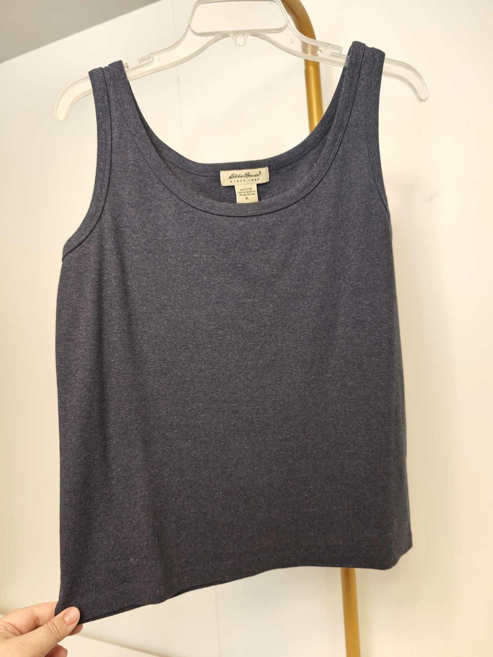 Eddie Bauer Women's Navy Tank Top